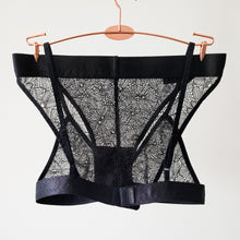 Load image into Gallery viewer, Love Me Tender black lace lingerie set
