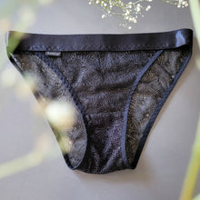 Load image into Gallery viewer, Love Me Tender black lace panties
